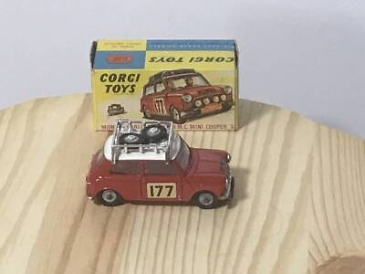 #ad Corgi 3 Mini Cooper 177 Monte Carlo Rally 1967 Winning Car 1970 1 43 Minor Scrat $451.00