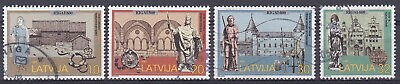 #ad Latvia 1997 Architecture quot;Riga 800quot; used stamps Full set $1.20
