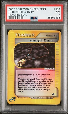 #ad Strength Charm Reverse Holo Expedition 150 165 Pokemon Card NM $19.99