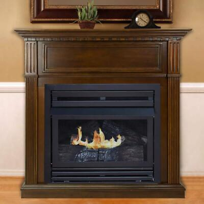 #ad Pleasant Hearth Gas Fireplace 27500BTU Convertible Ventless Propane Freestanding $1095.87