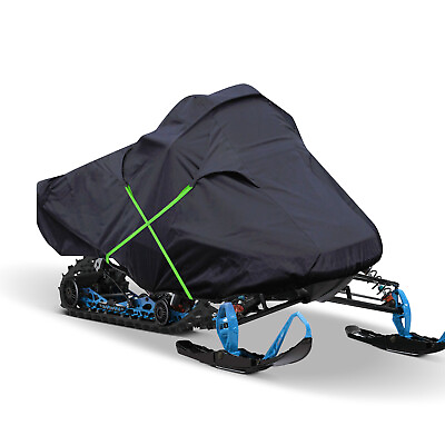 #ad Heavy Duty Snowmobile Cover Waterproof Storage For Polaris Ski Doo Up to 110#x27;#x27; $37.99