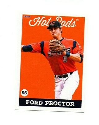 #ad Ford Proctor 2019 Bowling Green Hot Rods team set card Beaumont Texas RICE $3.49