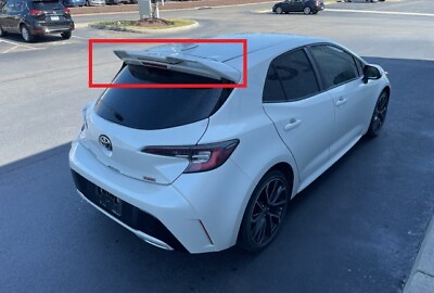 #ad Painted Fit Toyota white 040 Color 2019 2022 Corolla HatchBack Rear Spoiler P10 $225.00