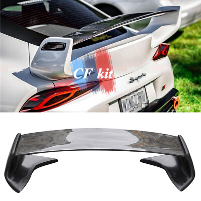 #ad For 2021 Toyota Supra A90 MK5 Carbon Fiber amp; FRP Trunk Lip ST Type Spoiler Wing $499.70