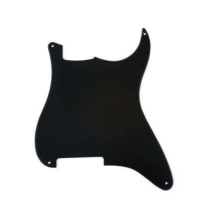 #ad Musiclily Matte Black 4 Hole Pickguard Blank Material For Strat ST Guitar Custom $13.16
