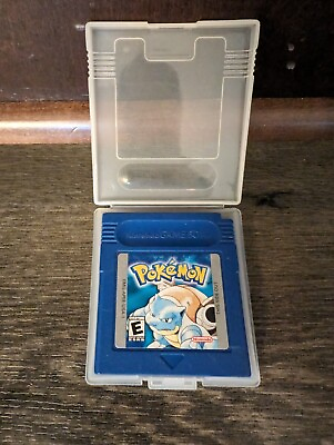 #ad Pokemon Blue Version Nintendo Gameboy 1998 No manual $75.00