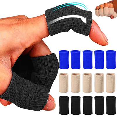 #ad #ad Finger Sleeves Splint Arthritis Compression Brace Triggger Finger Joint Support $13.89