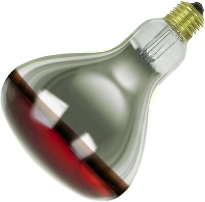 #ad 250 Watt Red Coated Infrared Heat Lamp Light Bulb $40.95