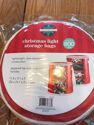 #ad Christmas Light Storage Bag Holds Up To 800 Lights 11.8”x9.1”x9.1” Ships N 24h $39.88