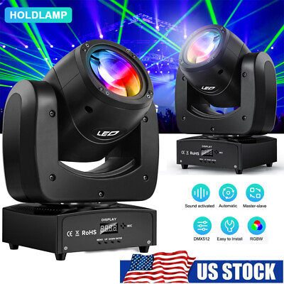 100W RGBW LED Moving Head Light DMX Stage Beam Spot Lighting DJ Disco Party Show $77.39