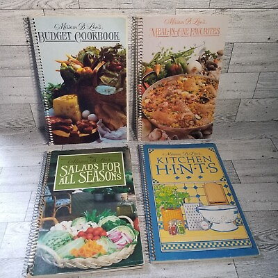 #ad Miriam B. Loos Budget Meal in One Kitchen Hints Salads for All Seasons Cookbooks $14.45