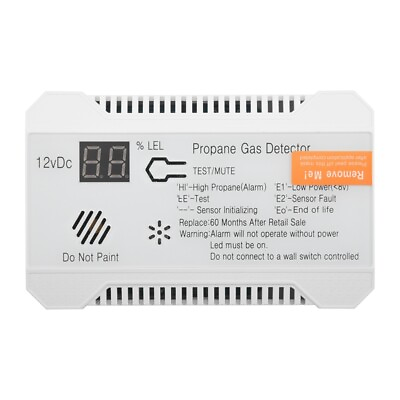 #ad Propane Detector 12V Natural Gas Sensor Leak Alarm 85DB Siren for Car1935 C $34.99
