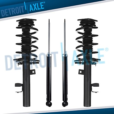 #ad Front Struts w Coil Spring Assembly Rear Shocks for 2014 2019 Ford Escape $179.81