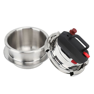 #ad Camping Pressure Cooker 1.6L Stainless Steel Portable Versatile Pressure Cook $79.47