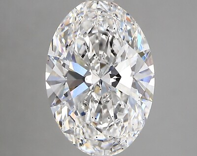 #ad Lab Created Diamond 3.00 Ct Oval E SI1 Quality Excellent Cut IGI Certified $1615.75