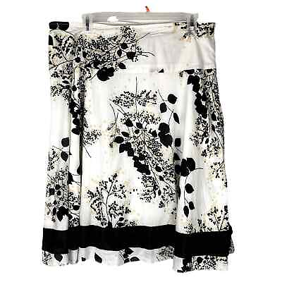 #ad Apostrophe brand A line floral skirt size large $9.99