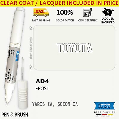 #ad AD4 Touch Up Paint for Toyota White YARIS IA SCION A4D FROST Pen Stick Scratch C $14.99