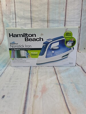 #ad Hamilton Beach Full Size Durathon Steam Iron Model 19800 Open Box $16.74