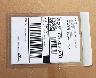 #ad 100 Clear Packing Invoice List 4.5x5.5 Pouches Shipping Labels Envelope Adhesive $7.99