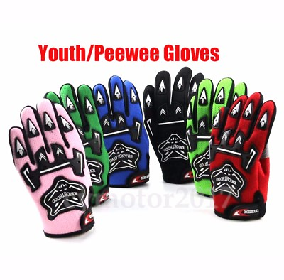 #ad Youth Kids Motocross Motorcycle ATV Quad Riding Cycling Off road Racing Gloves $11.18