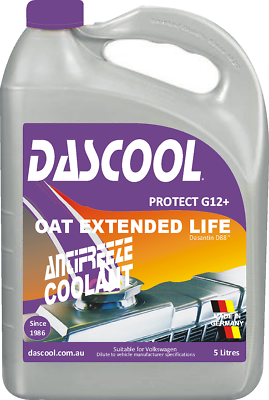 #ad Engine Coolant For Audi Volkswagen G12 OAT 5ltr Full Organic Coolant DASCOOL® AU $84.99