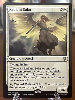 #ad MTG Commander: Adventures in the Forgotten Realms AFC Radiant Solar MINT $1.50