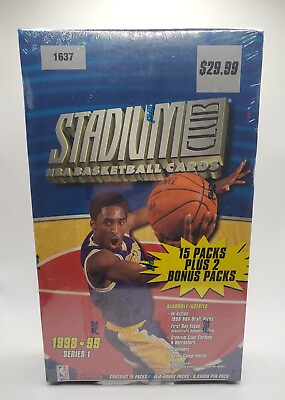 #ad 1998 99 Topps Stadium Club Series 1 Basketball 15 2 Pack Retail Box $499.99
