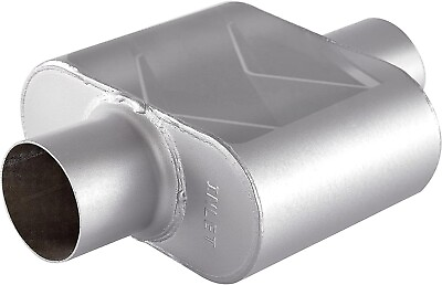 #ad 2in Universal Exhaust Muffler with Aggressive Sound Anti corrosive Muffler $35.99