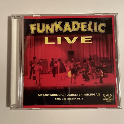 #ad FUNKADELIC Live: Meadowbrook Rochester Michigan 12th September 1971 CD $21.25