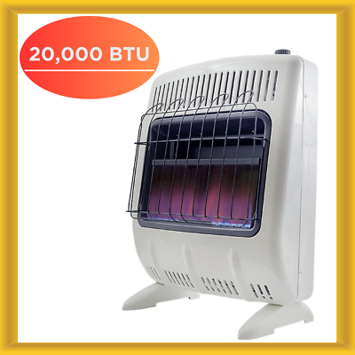 #ad Mr. Heater 20000 BTU Blue Flame Natural Gas Vent Free Heater Convection White $199.95
