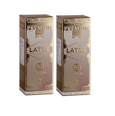 #ad 2 Boxes Organo Gold Gourmet Cafe Latte 20 Sachets Each New Sealed amp; EXP 2025 $55.00