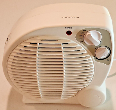 #ad Intertek 1500 Watt Electric Fan Forced Portable Heater 3 Settings 200 sq ft EUC $21.00