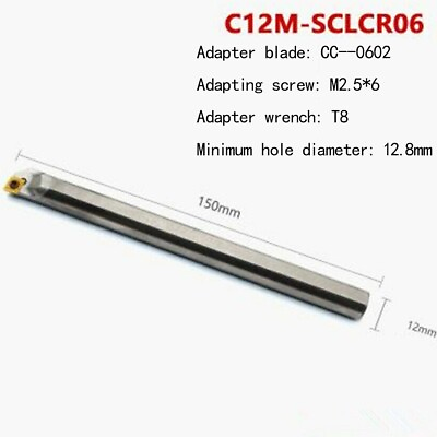 #ad Carbide Turning Shockproof For C12M SCLCR06 High quality Materials Solid C $79.75