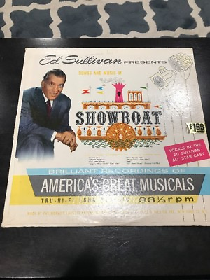 #ad ED SULLIVAN PRESENTS SHOWBOAT VINYL ALBUM LIKE NEW ES 3 $14.82