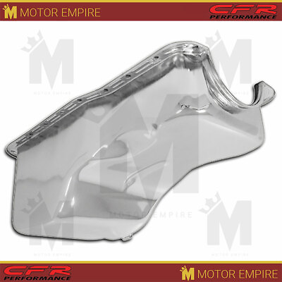 #ad Fits 1969 1981 Ford SB Small Block 351W Windsor Stock Capacity Oil Pan Chrome $91.66