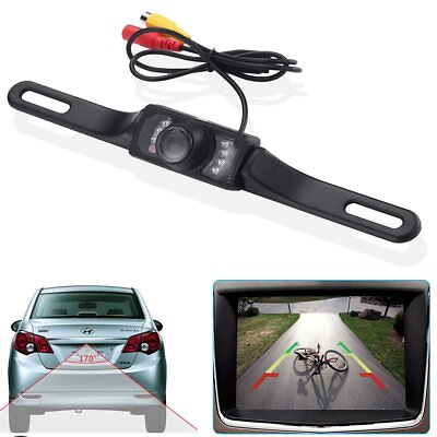 #ad CMOS Car Rear View Backup Parking Reverse Camera Back HD Vision Waterproof 7 LED $8.59