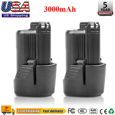 #ad 2X 12V Replace For Bosch BAT411 10.8V Lithium Ion 3.0Ah Battery PS50B PS70 2A $22.99