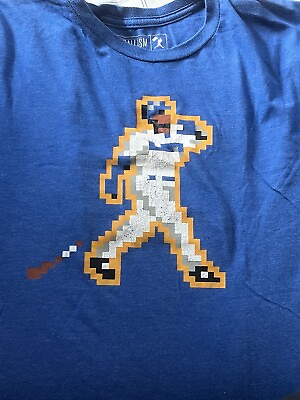 #ad Ken Griffey Jr. 16 Bit USED T Shirt Baseballism Video Game Baseball Shirt XXL 2X $32.99