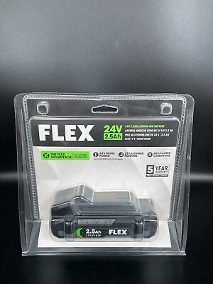 #ad Brand New Flex FX0111 1 24V 2.5Ah Lithium Ion Power Tools Battery Factory Sealed $39.99