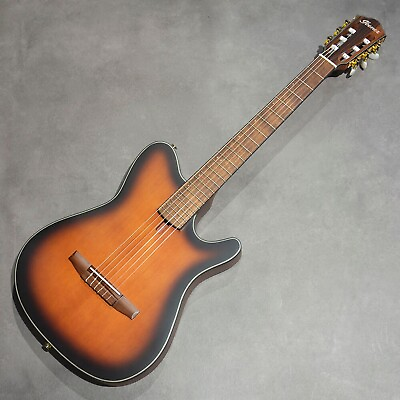 #ad Ibanez FRH10N BSF Nylon Electric Guitar Brown Sunburst Flat FR Hollow Body New $636.66