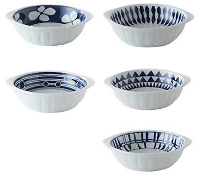 #ad Hasami ware CtoC JAPAN Small bowl with holding Modern picture change 5 pattern s $97.24