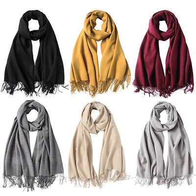 #ad 100% Cashmere Scarf Soft For Men And Wome Premium Quality Warm Scarves US STOCK $13.96
