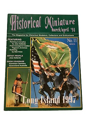 #ad Historical Miniature Magazine March April 1998 No. 11 Painting In Arcylics $14.99