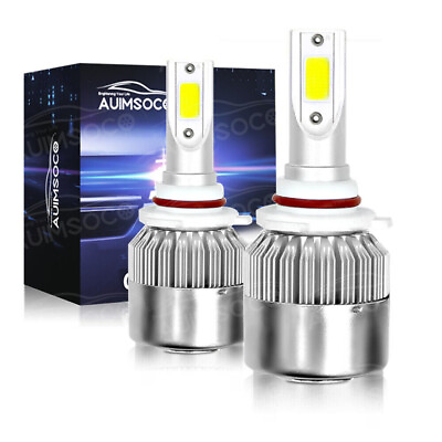 #ad 2x Bulbs LED Headlight 9005amp;HB3 6000K High Beam or LOW beam DRL light White PAIR $23.99