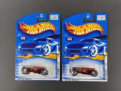 #ad 2x Lot Old #3 #049 2001 First Editions Hot Wheels Mattel $6.95