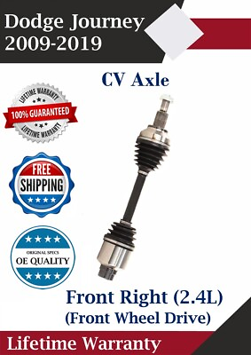 #ad OE Front Right CV Axle For 2009 2019 Dodge Journey 2.4L 2WD Lifetime Warranty $82.00