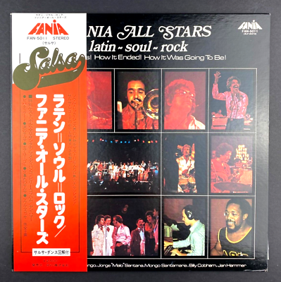 #ad Fania All Stars • Latin Soul Rock Live JAPAN Press w OBI vinyl record LP NM M $39.99
