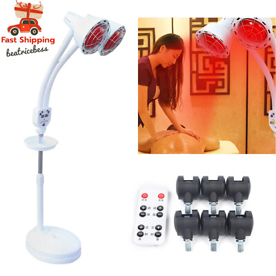 #ad 275W IR Infrared Red Heat Light Therapy Bulb Lamp Muscle Pain Relief Floor Stand $53.00