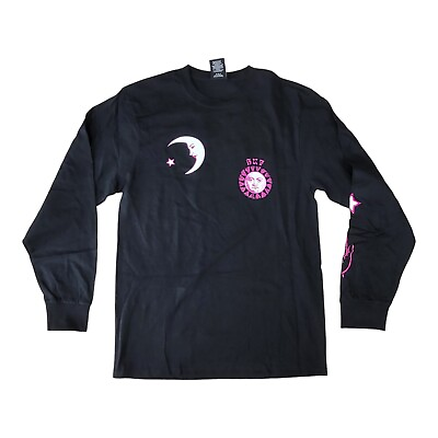 #ad Huf T Shirt Medium Size Black Long Sleeve Huf Gratefully Graphic Tee $24.99