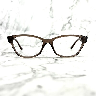 #ad Prada VPR03W 05M 1O1 Eyeglasses Transparent Brown Full Rim Frames 53 16 140 $125.99